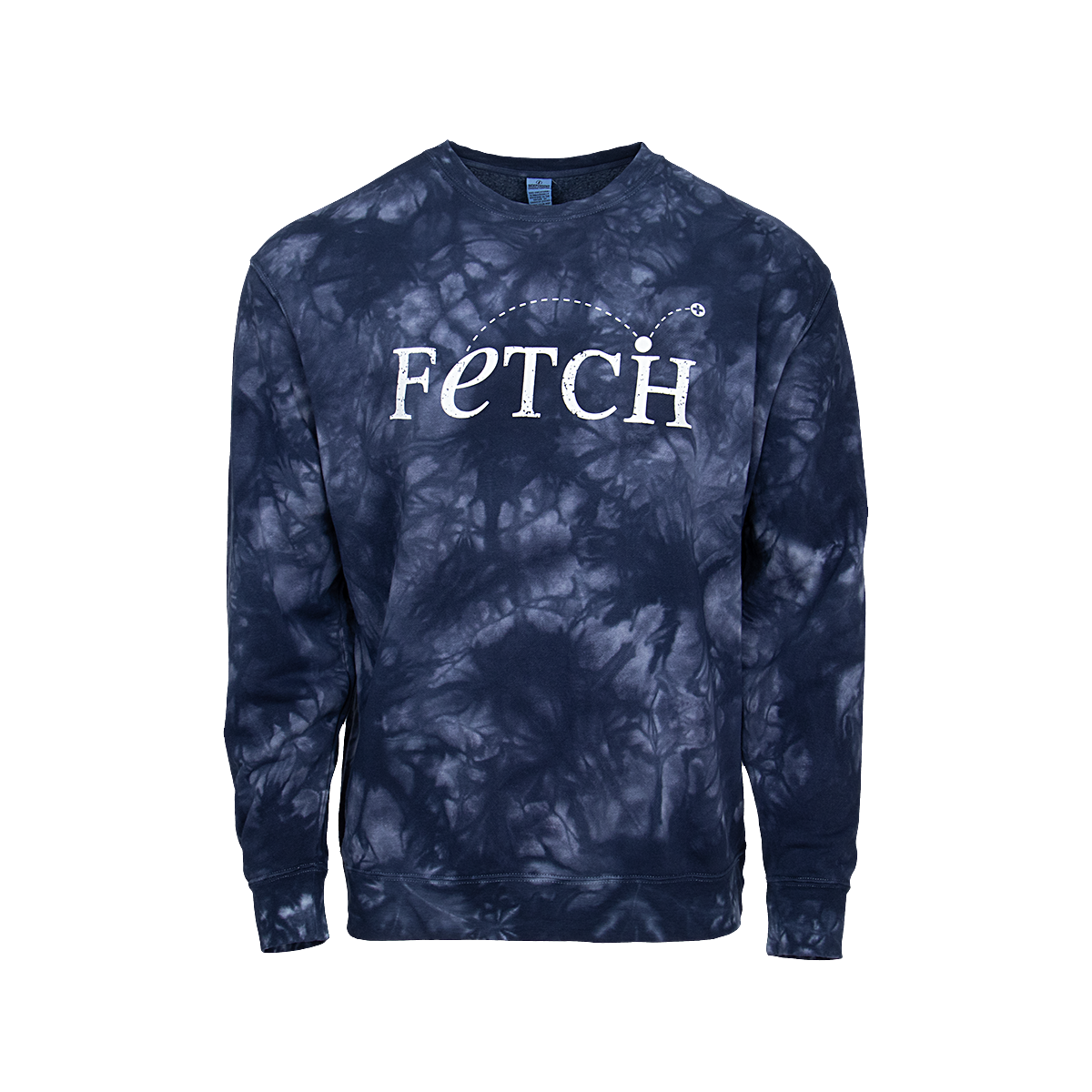 Fetch Tie-Dye Crewneck Unisex Sweatshirt